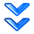 2downarrow DodgerBlue icon