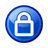 Lock DarkBlue icon