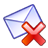 mail, delete DarkSlateBlue icon