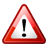 Alert, Attention, exclamation, notice, warning, Message DarkRed icon