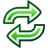 Reload, refresh, sync DarkGreen icon