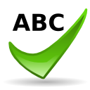 Spellcheck OliveDrab icon