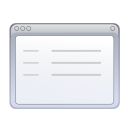 view, list, Text Icon