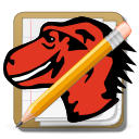 write, mozilla, pencil, Composer Crimson icon