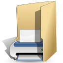 Print, Folder BurlyWood icon