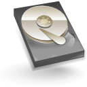 drive, harddisk DarkSlateGray icon