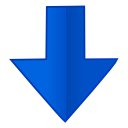 Down RoyalBlue icon