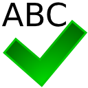Spellcheck Green icon