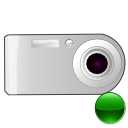 Camera, mount Silver icon