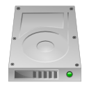 unmount, Hdd Silver icon