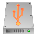 Hdd, unmount, Usb Silver icon