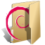 Debian, Folder BurlyWood icon