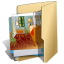 images, Folder SaddleBrown icon