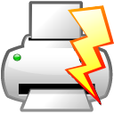 power, quick, Print, File WhiteSmoke icon