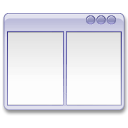 view, Left WhiteSmoke icon