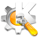 Kde resources configuration Black icon