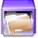 Cabinet, Folders MediumSlateBlue icon