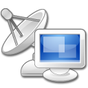 signal, monitor, Computer Black icon