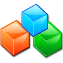 Boxes, Blocks, Modules, Block Black icon