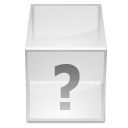 question, glass, Box Icon