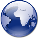 world, network, earth MidnightBlue icon