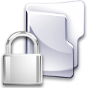 locked, Folder Gainsboro icon