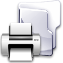 Folder, Print Gainsboro icon