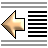 unindent DarkGray icon