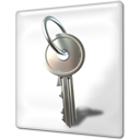 Encrypted, File, Key, locked WhiteSmoke icon