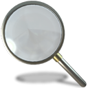 Find, search, magnifying glass, zoom DimGray icon
