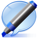 Kopeteeditstatusmessage LightBlue icon