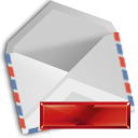 mail, delete LightGray icon