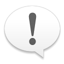 Call, Alert, Chat, warning, Attention, talk, yell WhiteSmoke icon