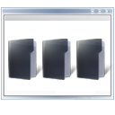 Folders, window DarkSlateGray icon