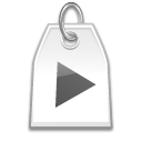 play, Label Icon