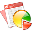 Kchart Black icon