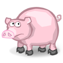 Animal, pig Pink icon