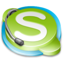 Call, Messenger, Skype YellowGreen icon