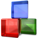 Blockdevice CornflowerBlue icon