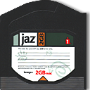 Disk, jaz DarkSlateGray icon