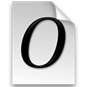 opentype, Font Gainsboro icon