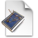 document, Book Gainsboro icon