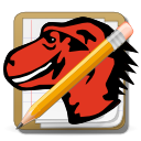 pencil, Composer, write, mozilla Red icon