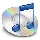 itunes, music, Note Silver icon