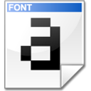 Font, Bitmap WhiteSmoke icon