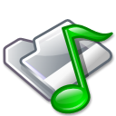Folder, sound Icon