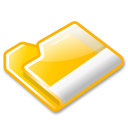 yellow, Folder Black icon
