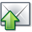 send, mail, green Icon