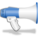 blog, megaphone, Promotion, Advertisement, speaker, advertising DarkSlateGray icon