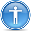 Accessibility SteelBlue icon